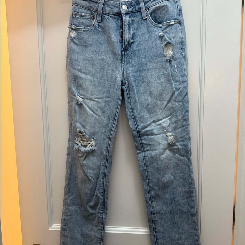 Distressed Blue Women's Jeans